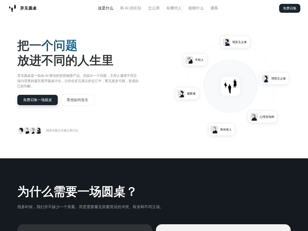 异见圆桌