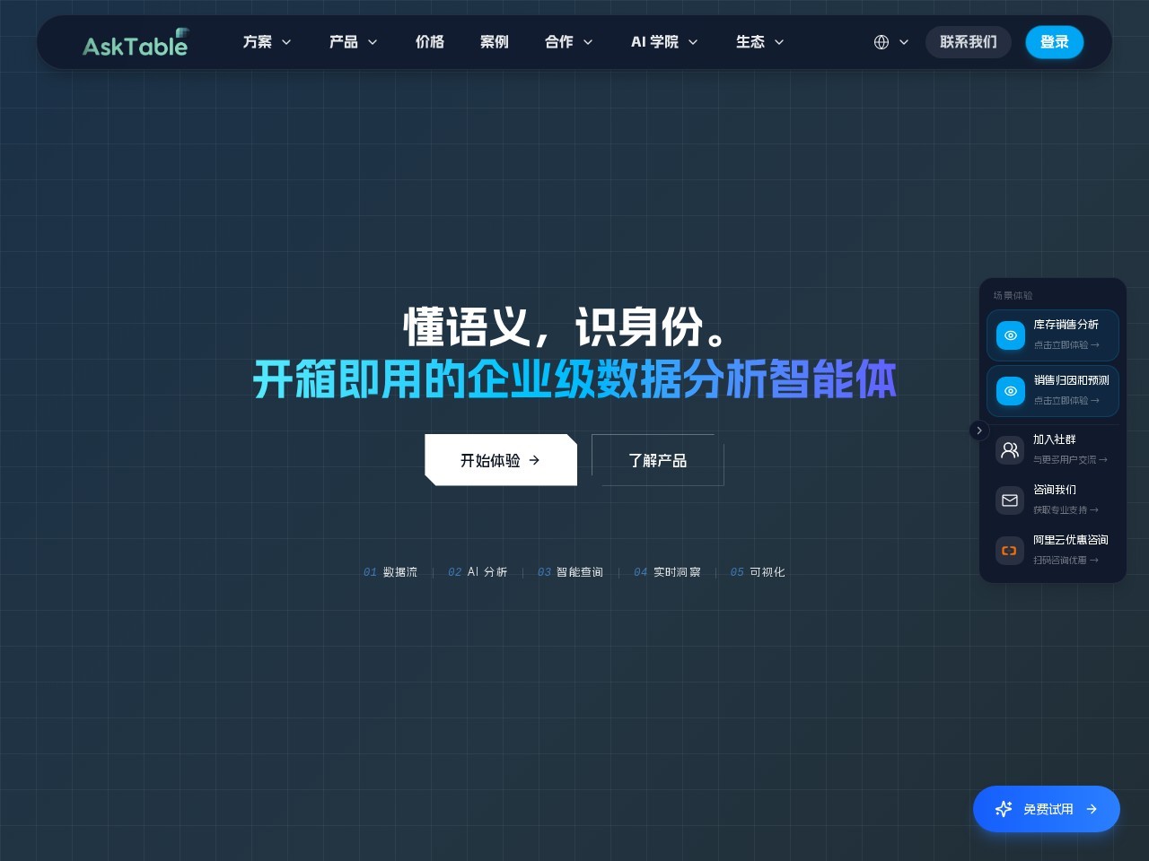 察言观数AskTable