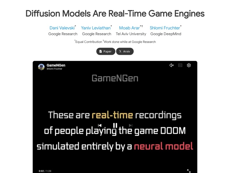 GameNGen