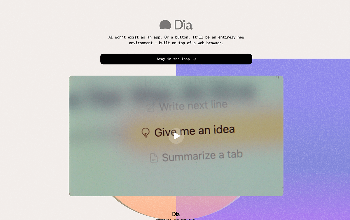 Dia Browser