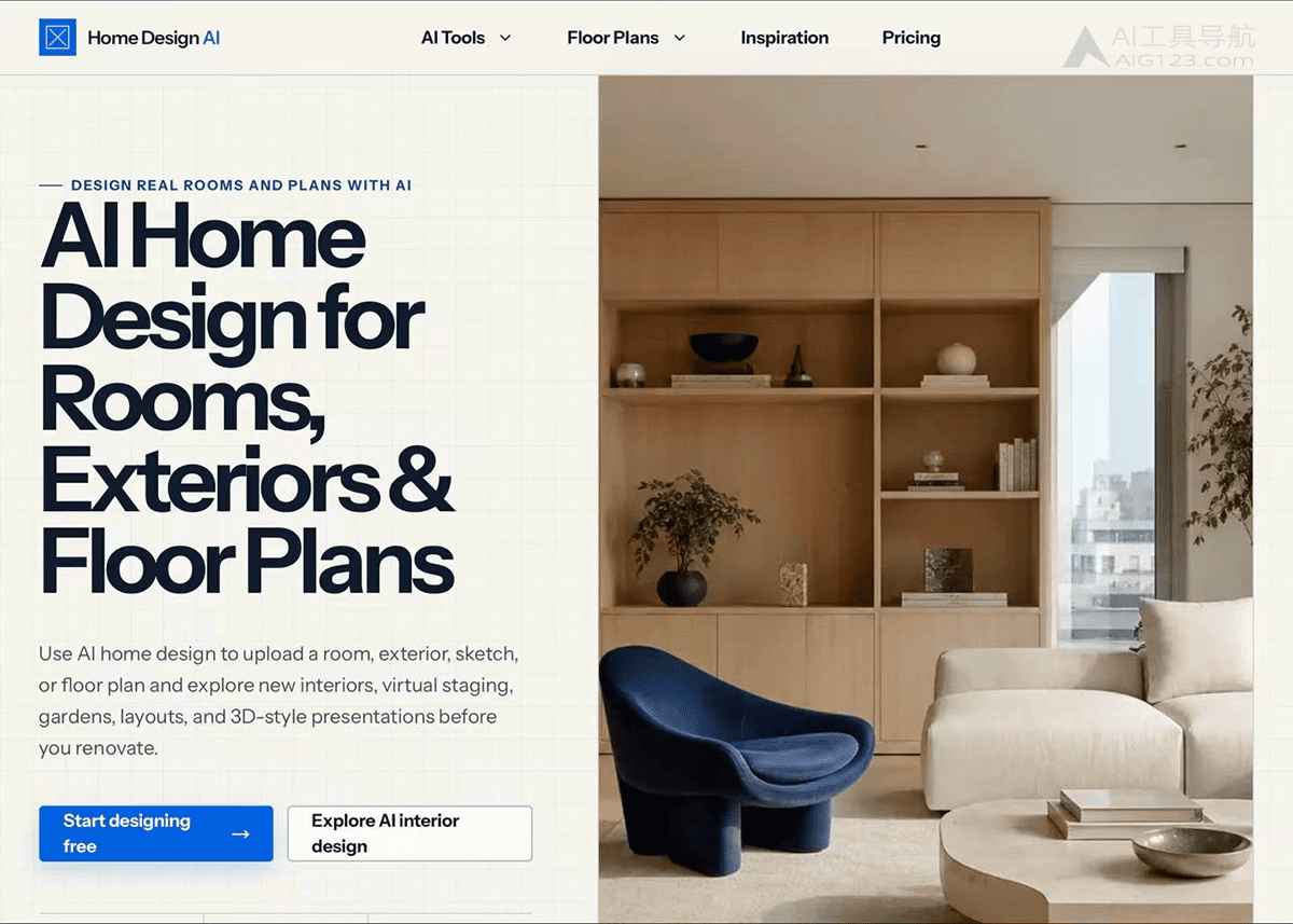 Home Design AI 官网首页 Home Design AI